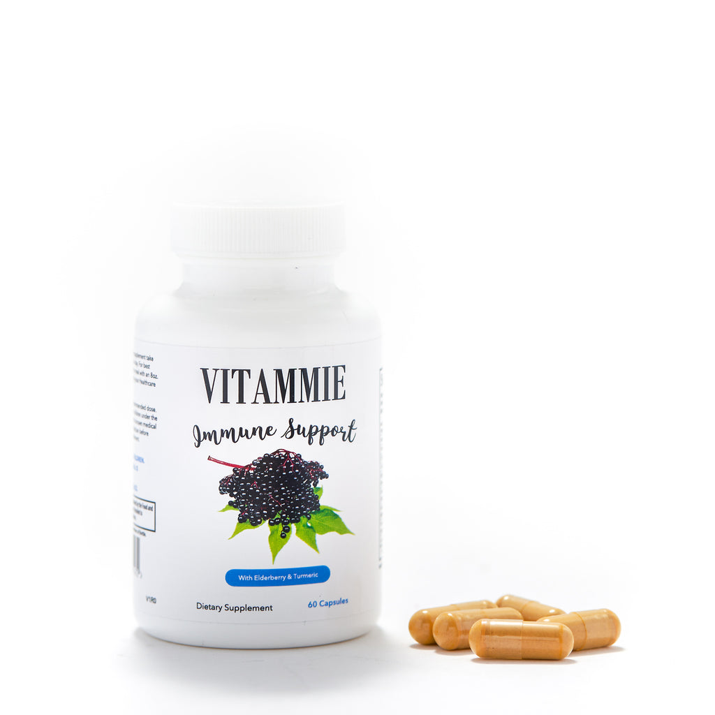 Emergency Immune Support Capsules | Elderberry & Turmeric