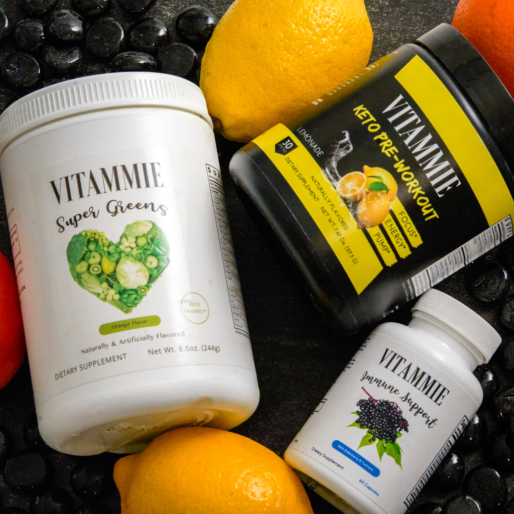 KETO BOX | LEMONADE (Keto Pre-Workout, Keto Super Greens, & Immune Support Capsules)